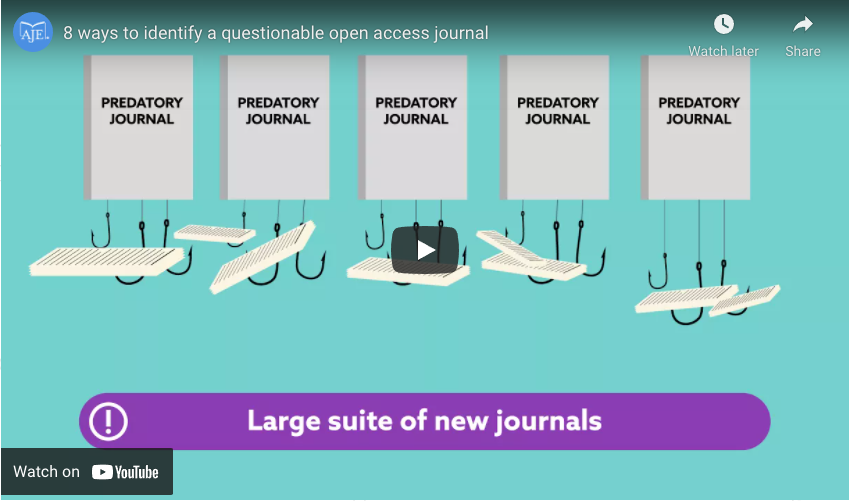Featured image for “Eight Ways to Identify a Questionable Open Access Journal”