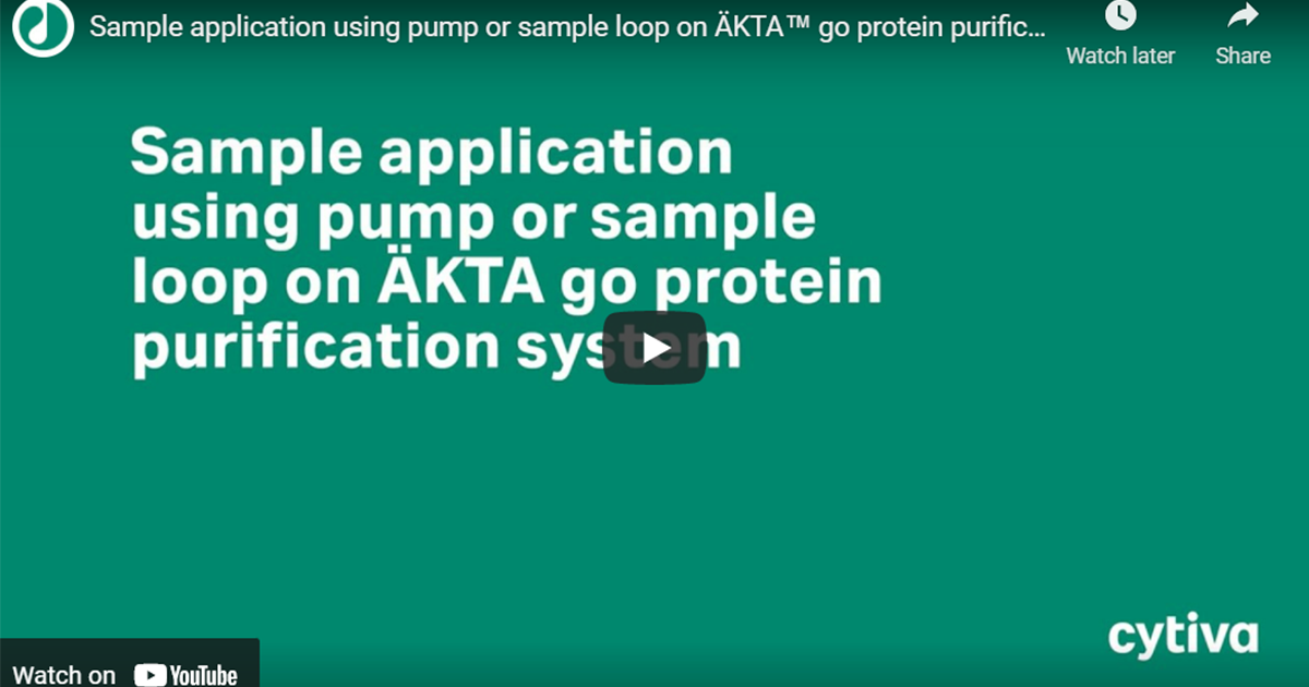 Featured image for “How to: Sample application on ÄKTA go system”