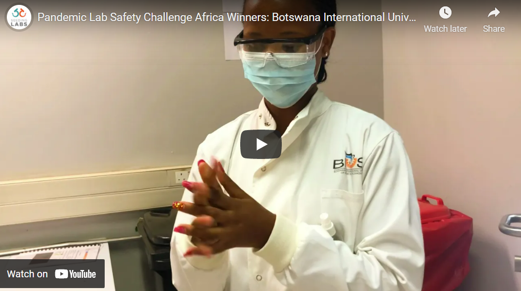 Featured image for “Pandemic Lab Safety Challenge Africa Winners: Botswana International University of Science & Tech”